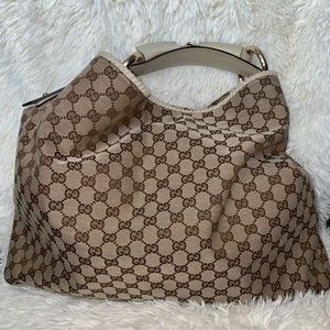 Gucci Horsebit GG Canvas Large Purse